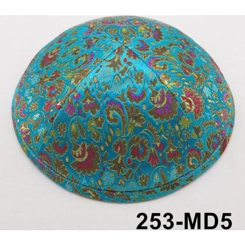 If PurchaseMore than 5Lots(50pcs)WillBe 10%off Brocade 9cm kippot KipaSkulliesBeanieKippahJewishYarmullka