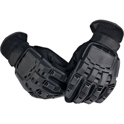 Black Military Gloves Outdoor Cycling Sports Breathable Protective Full-finger Fighting Mens Deformation Army Tactical gloves