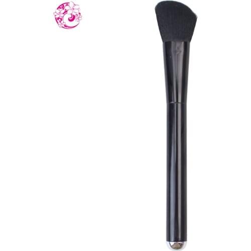 Energy Brand Black Plastic Handle Synthetic hair Blush Brush zy5