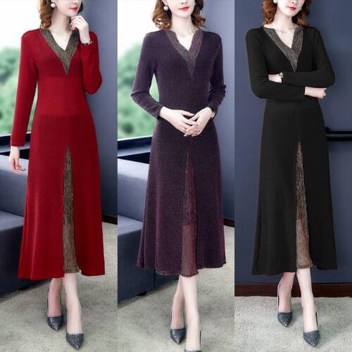 FT-SHY Fashionable Knitted Dresses