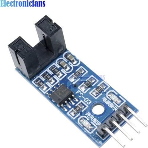 2PCS Slot Type IR Optocoupler Speed Sensor Module LM393 For Arduino Groove Coupler Sensor 3.3V-5V Connect Relay Buzzer Module