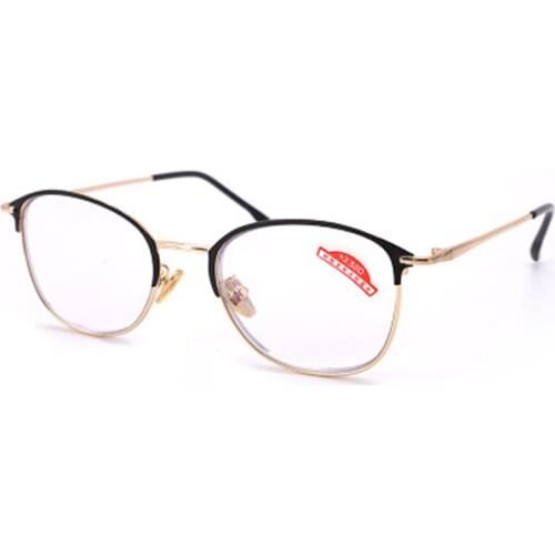 Ultralight Titanium Full-Rim Intelligent Progressive Multifocal Reading Glasses See Near and Far +1 +1.5 +2 +2.5 +3 +3.5 +4