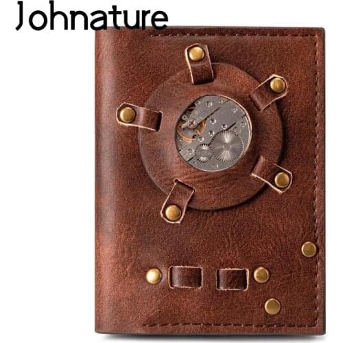 Мужские кошельки Johnature China At AliExpress