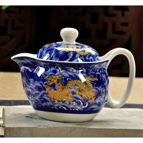 Chinese Jingdezhen Bules Painted To The Strong Hand Teaware Handmade Drinkware