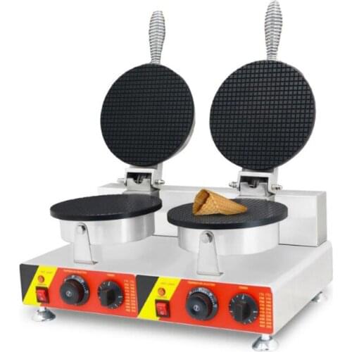 Ice Cream Cone Baker Double-stove Ice-cream Cone Machine Commercial Ice Cream Cone Making Machcine NP-602