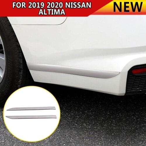 Pcmos Stainless Chrome Rear Door Body Molding Cover Trim For Nissan Altima 2019 2020 Exterior Parts Chromium Styling Stickers