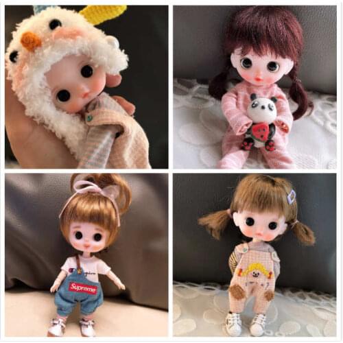 OB11 Handmade doll customization dolls Mini Doll polymer clay