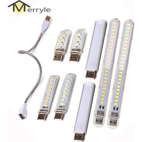 Mini 5V USB LED night Light Portable touch sensor Table Desk Lamp Book Reading Flashlight Night Light for Power Bank Laptop lamp