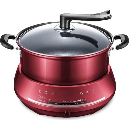 DMWD Multifunctional Electric Cooker Home DIY Hotpot Saucepan Pancake Crepe Maker Meat Griddle Skillet Non-stick Frying Pan 220V