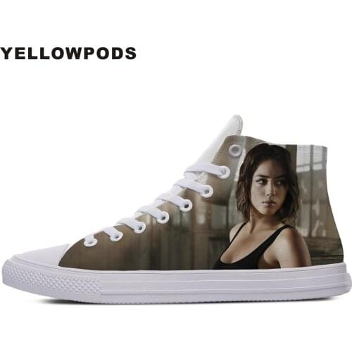 Customized Your Own Logo/Photo/Image Pattern Agents Of S.H.I.E.L.D. TV Men Flats Shoes Fashion Brand Diy Your Shoes