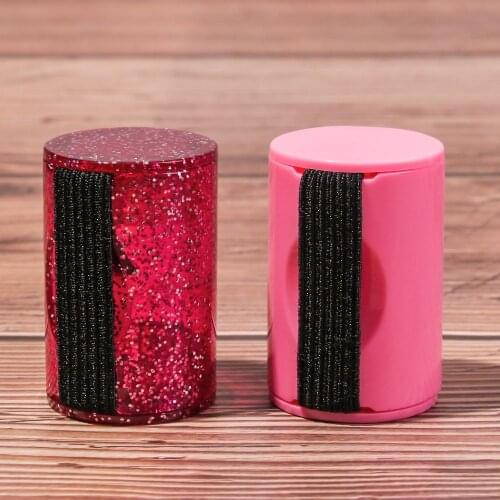 Plastic Guitar Ukulele Accessories 7 Colors Music Finger Ring Fingers Shot Rhythm Sand Shaker Instruments