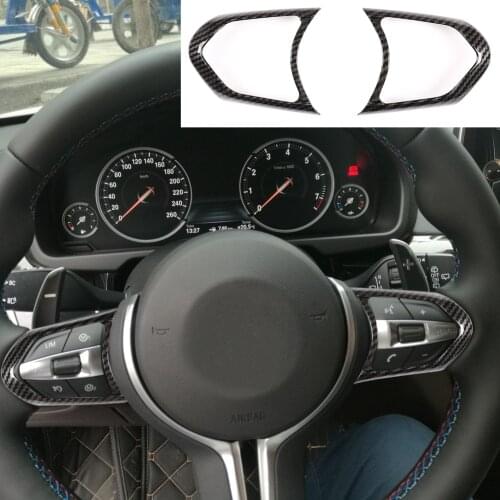 Car Steering Wheel Button Frame Trim Cover for BMW 1 2 3 4 5 6 Series F20/ F22 / F30/F31 F32/F33/F36 /X5/F15 /X6/F16 M-Sport