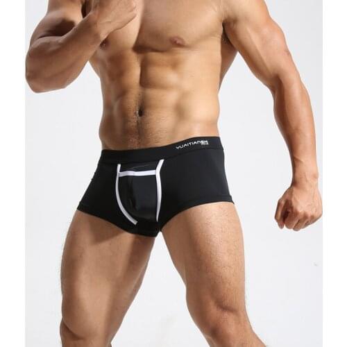 Men Boxer Underwear Shorts Breathable Quick Dry Boxer Gay Underwear Cueca Men Panties Homme Boxershorts Gifts for Men
