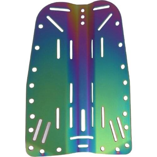 Universal Scuba Diving Titanium Alloy Back Plate Backplate Dive BCD Harness for Snorkeling