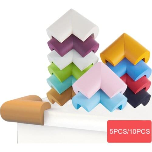 5/10pcs Home Baby Safety Corner Protector Soft Right Edge Table Furniture Corner Protection Cover for Toddler Infant