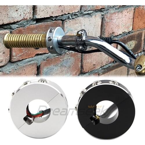 1'' / 25mm Handlebar Switch Motorcycle Headlight Turn Signal Light Start Horn Button Self Latch & Momentary 4 Switches Button