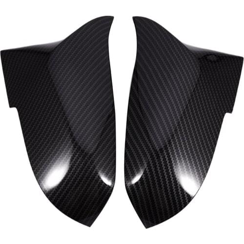 1 Pair Carbon Fiber Car Rear View Mirror Cover Cap For Bmw F20 F22 F30 F31 F32 F33 F36 F34 F35 Side Mirror Cover Trim 5116729274
