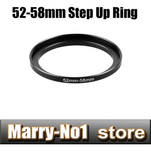 2pcs 52mm-58mm 52-58 mm 52 to 58 Step Up Filter Ring Adapter Free ttracking
