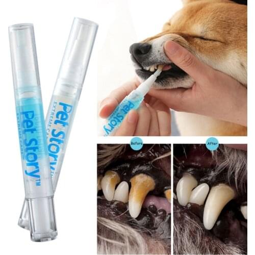 3/5ml Pets Teeth Cleaning Tools Dogs Cats Tartar Remover Dental Stones Scraper Plastic Cleaning Pen Cleaning Tools #8