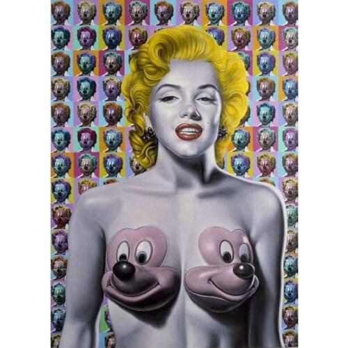 Diamond embroidery Marilyn Monroe 5d diamond painting full drill square round woman picture of rhinestones sale creativity art