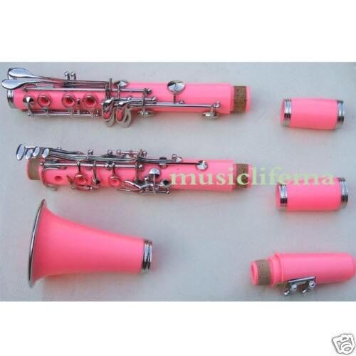 Color clarinet Bb great material technic tone PINK