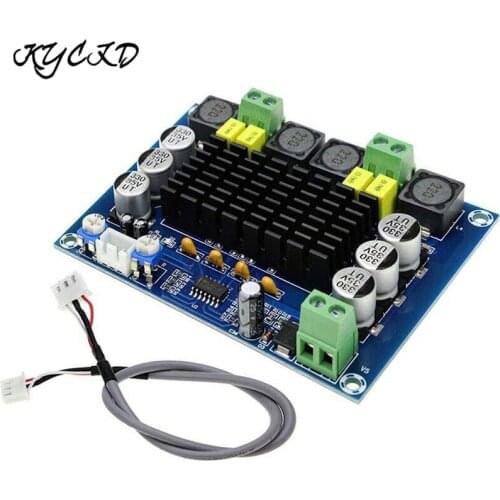 TPA3116D2 Dual-Channel Amplifier Board 2*120W High Power Digital Audio AMP XH-M543 Stereo Speaker Support Volume Control