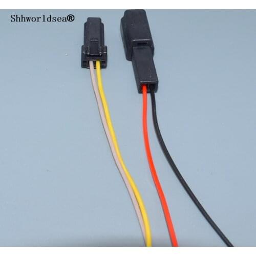 Shhworldsea 2 Ways Car Speaker Pug Tweeter Plug Electric Harness Female Male Connector 174057-2 174056-2 for Mazda