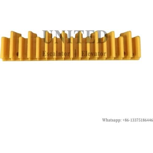 Escalator Yellow Plastic Demarcation L57332117A&B L154mm W33mm 17 Teeth