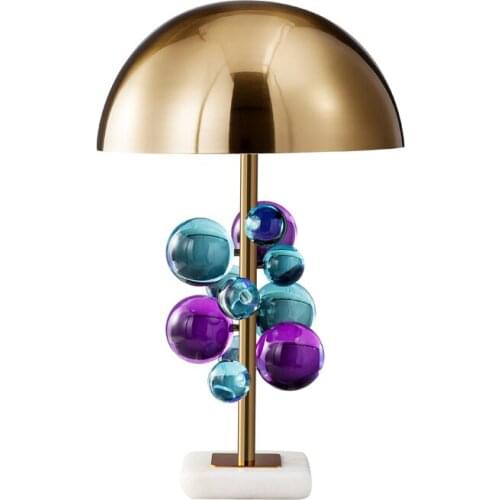 Europe led glass led bedside lamp lampara mesa noche xiaomi mijia table lamps for bedroom bedside bedroom table lamp