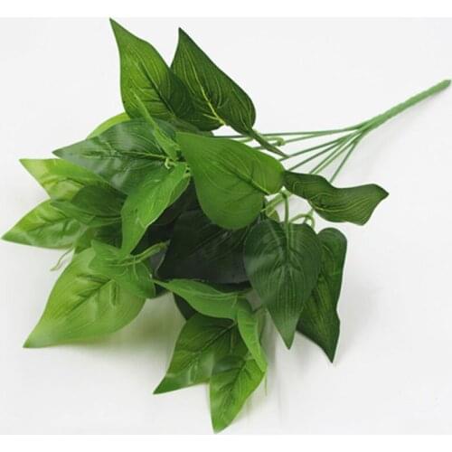 Artificial Plants Green Grass Plastic Plant Grass Garden Home Decoration Simulation Green Grass Fake Plant Leaves Green Plant