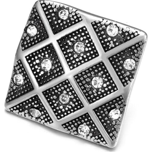 Stainless Steel Square Slider Beads 5mm Double Hole Polished Accessories Slide Charms for DIY Bracelet Jewelry Making