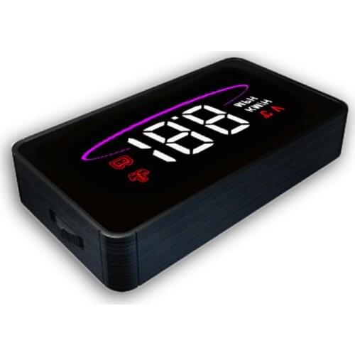 L2 HUD Head-up Display Multifunctional Water Temperature Per Hour OBD Car Display Color-changing Atmosphere Light