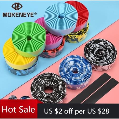 Bike Bicycle Handlebar Tape Road Cycling Handle Belt Cork Wrap with Bar Plugs Cycle Non-slip Belt Bike Accessories Wrap Tapes
