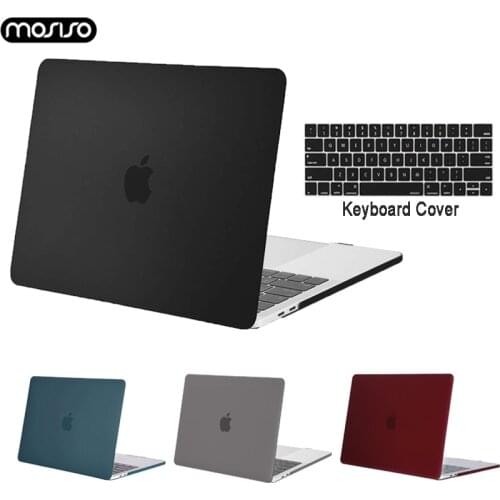 MOSISO Hard Case Protective Cover for Macbook Air 13 A2179 Retina 13 15 16 A2289 2020 With Free Keyboard Cover A1466 A2159 A1932