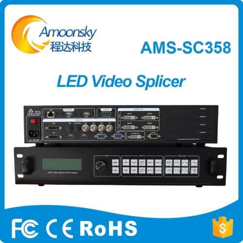 Multi-Window Video Wall Processor 4K Video Wall Controller Video Switcher Professional For Advertising Led Screen Display