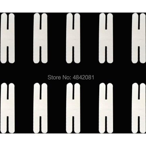 100pcs/lot 0.15x28x8mm H type Nickel Plated Steel Strap Strip Sheets for 2P 18650 battery spot welding machine