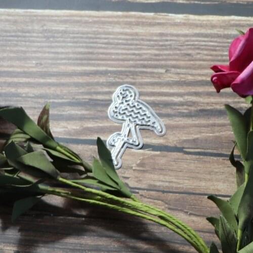 New Design Craft Metal Stencil Mold Cutting Dies Animal Ostrich Frame Decoration Scrapbook Album Paper Card Craft Embossing