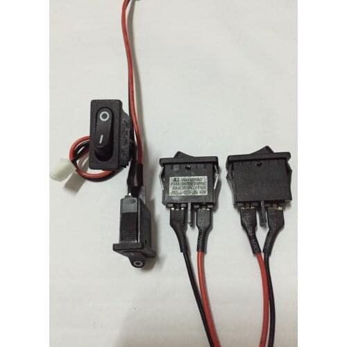 Original new 100% PS8A ultra thin rocker switch 2pin 2 gear with plug line 6A250VAC T105