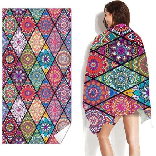 Microfiber Beach Towel Large 160X80cm Quick Dry Soft Lightweight Compact Sand Free Towel - Perfect for Camping, Travel