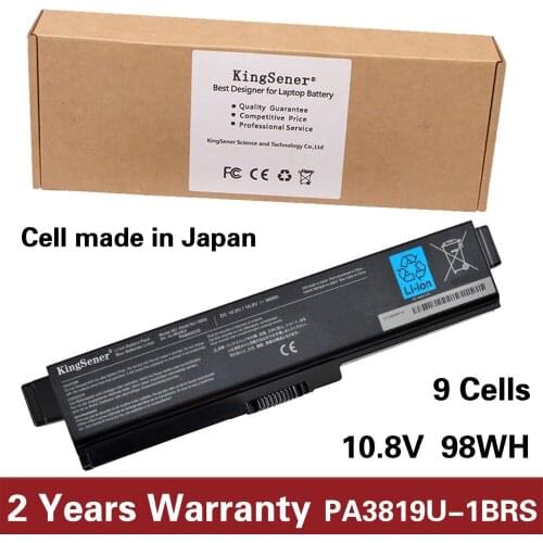 KingSener PA3819U-1BRS PA3819U Extended Battery for Toshiba A660 L635 L655 M640 L655D L670D L755D L735 L745 PABAS205 PABAS230