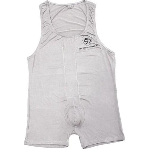 Sexy Fashion Undershirt Slimming Bodysuit Men Bodysuit Sleepwear Undershirts Jumpsuit Sexy Jumpsuit Wresting Sport Undershirt