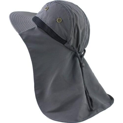 Hat With Neck Fishing Hiking Outdoor Uv Protection Sun Hat