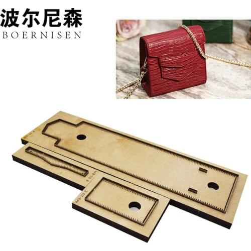 SMVAUON knife molds shoulder bag wallet DIY leather die-cut leather craft pendant jewelry laser machine cutting leather goods