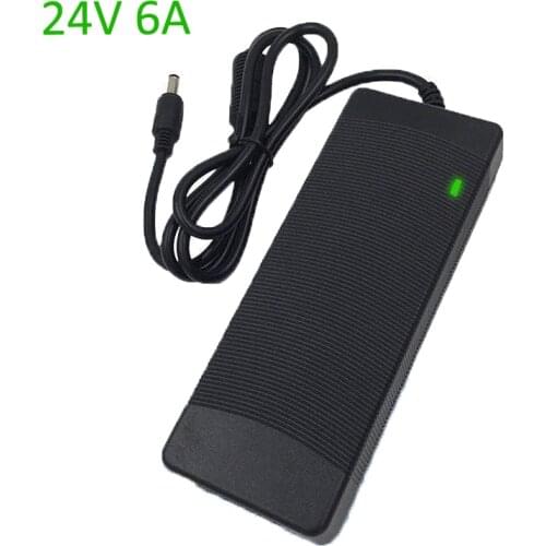 24V6A AC 100V-240V DC 24V 6A Switching Power Supply 24 Volt Universal Power Adapter Transformer LED Lamp AC/DC Charger 5.5-2.5mm