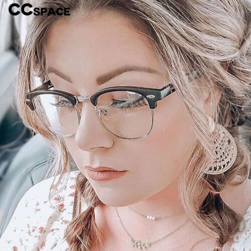 46170 Vintage Eyebrow Optical Glasses Frames Women Cat Eye Fashion Computer Eyeglasses