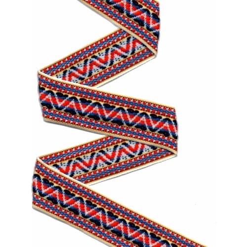 ZERZEEMOOY 2017 NEW 7/8'' 23mm 10yard/lots geometry Woven Jacquard Ribbon
