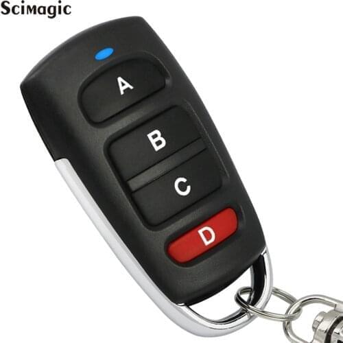 4 Buttons 433MHZ Clone Remote Control Wireless Transmitter Garage Gate Electric Door Copy Controller Anti-theft Lock Key