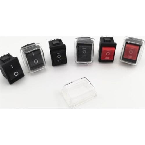 5Pcs KCD1 21*15 6Pin Boat Car Rocker Switch 6A/10A 250V/125VAC Push Button Switch