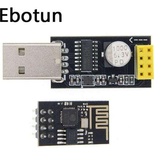 ESP01 Programmer Adapter UART GPIO0 ESP-01 Adaptater ESP8266 CH340G USB to ESP8266 Serial Wireless Wifi Developent Board Module