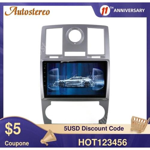 Android 10. Car GPS Navigator Radio Unit For Chrysler 300C Jeep Dodge 2004-2014 Car Multimedia Player Auto Stereo Radio Recorder